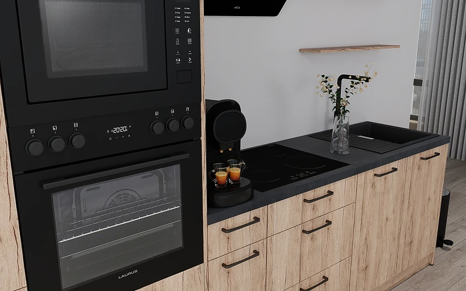 Nobilia SPA Küchenzeile 313 cm nobi smart Komfort KPS Max web 2
