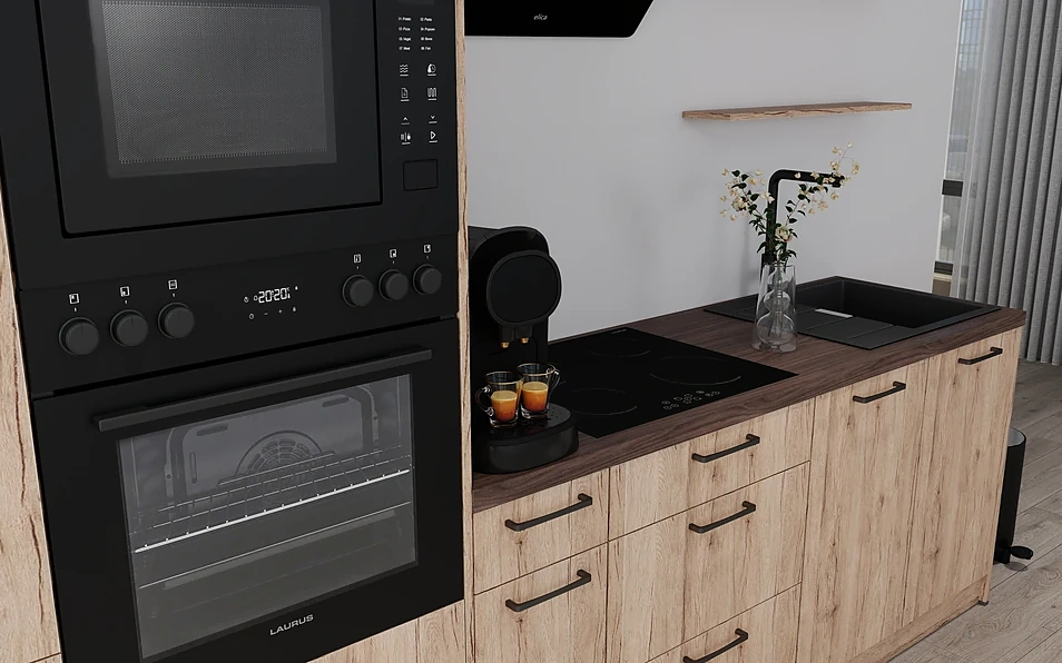 Nobilia SPA Küchenzeile 313 cm nobi smart Komfort Coohom 2