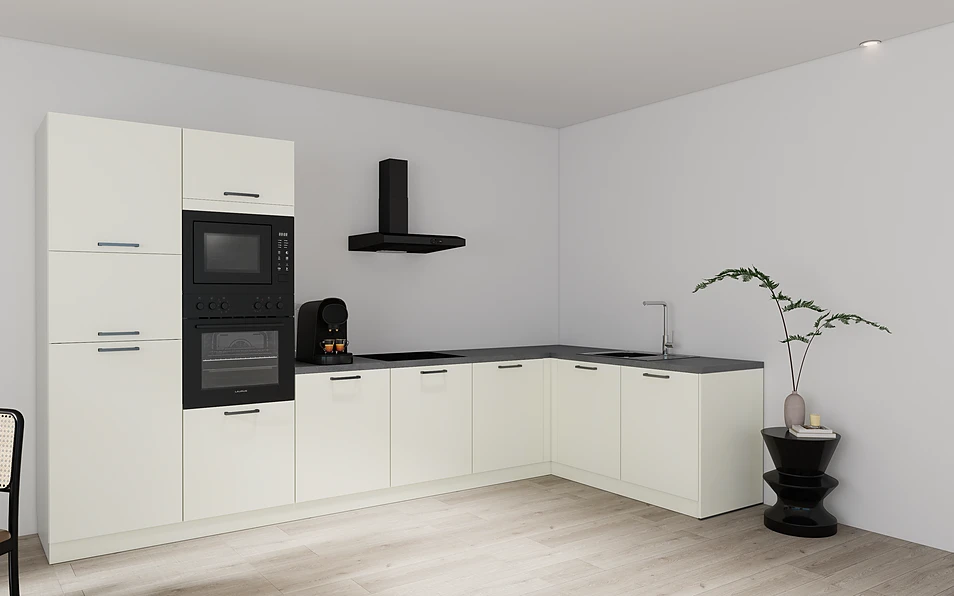 Nobilia SPA Cuisine d'angle 365 cm x 185 cm nobi smart Base Coohom 1