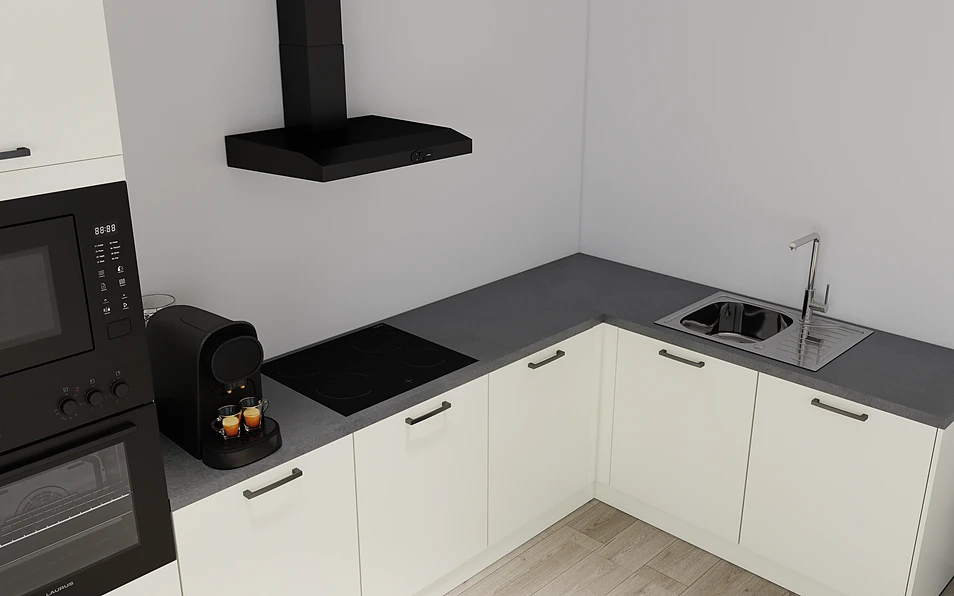 Nobilia SPA Cuisine d'angle 365 cm x 185 cm nobi smart Base Coohom 2