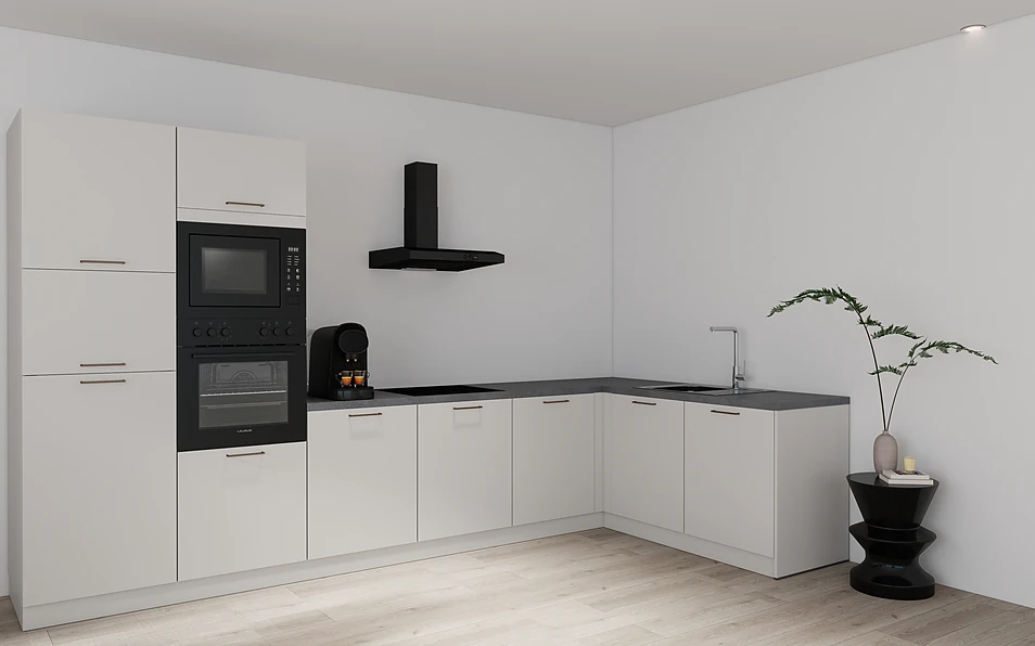 Nobilia SPA Cuisine d'angle 365 cm x 185 cm nobi smart Base Coohom 1