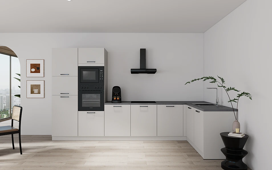Nobilia SPA Cuisine d'angle 365 cm x 185 cm nobi smart Base Coohom 0