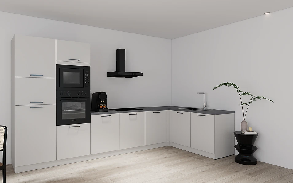 Nobilia SPA Cuisine d'angle 365 cm x 185 cm nobi smart Base Coohom 1