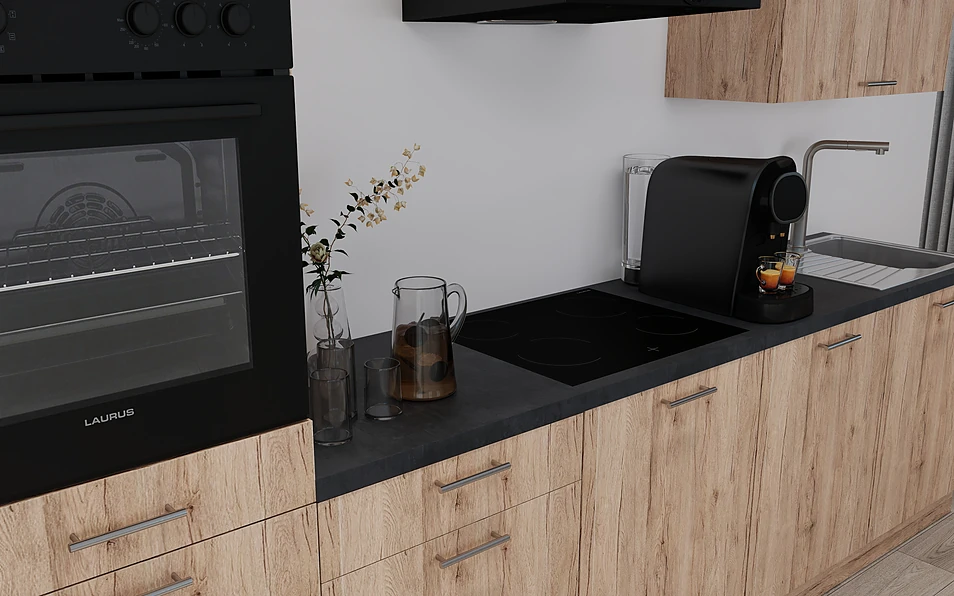 Nobilia SPA Keukenblok 368 cm nobi smart Basis Coohom 2
