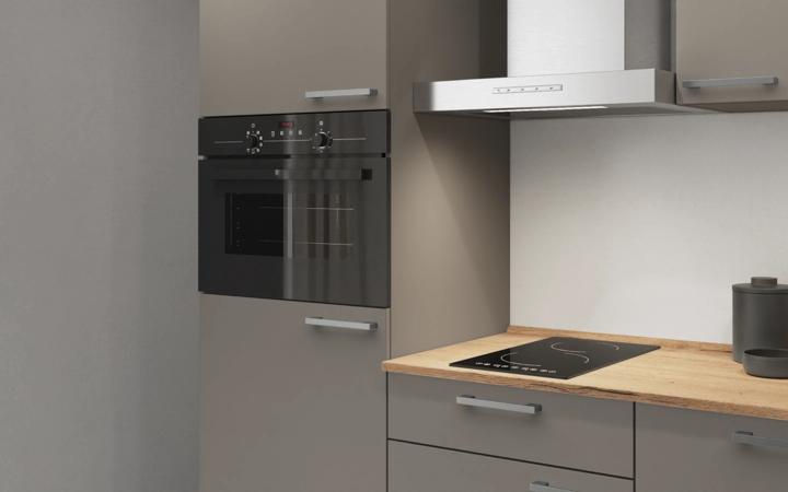 Nobilia SPA Rechte keuken 240 cm met apparaten planning 1 2