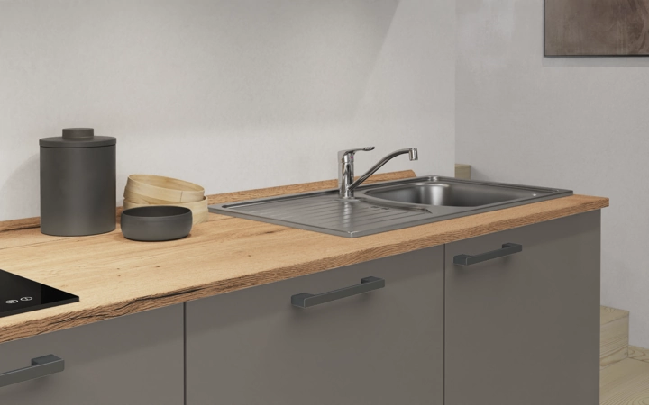 Nobilia SPA Rechte keuken 240 cm met apparaten planning 1 3
