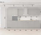 Nobilia SPA Küchen-Zeile 360 cm mit E-Geräten Planung 1 5