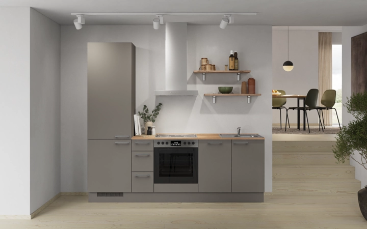 Nobilia SPA Rechte keuken 240 cm met apparaten planning 10 0