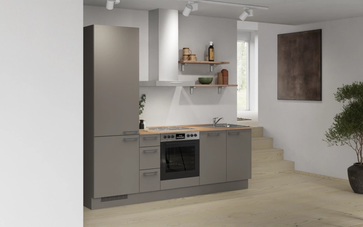 Nobilia SPA Rechte keuken 240 cm met apparaten planning 10 1