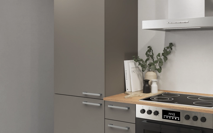 Nobilia SPA Rechte keuken 240 cm met apparaten planning 10 2