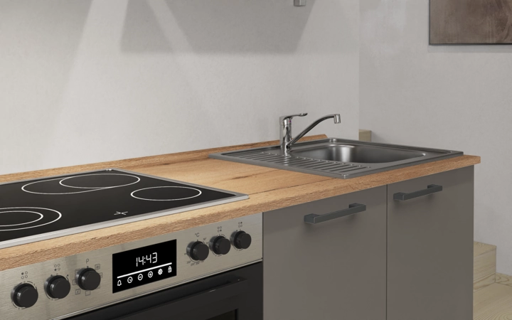 Nobilia SPA Rechte keuken 240 cm met apparaten planning 10 3