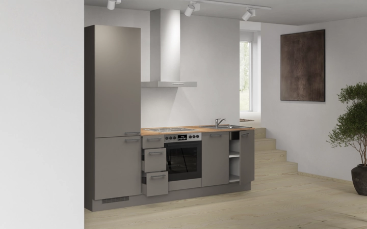 Nobilia SPA Rechte keuken 240 cm met apparaten planning 10 4