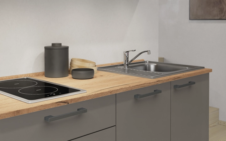 Nobilia SPA Küchen-Zeile 270 cm mit E-Geräten Planung 13 3