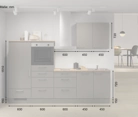 Nobilia SPA Küchen-Zeile 270 cm mit E-Geräten Planung 13 5