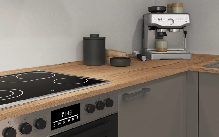 Nobilia SPA Cuisine en L 366,6 cm x 246, 6 cm électroménagers inclus planning 14 3