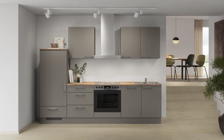 Nobilia SPA Rechte keuken 270 cm met apparaten planning 14 0