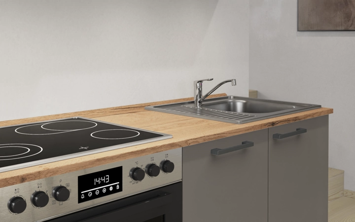 Nobilia SPA Rechte keuken 270 cm met apparaten planning 14 3