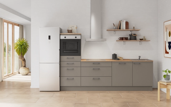 Nobilia SPA Küchen-Zeile 270 cm mit E-Geräten Planung 18 0