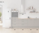 Nobilia SPA Küchen-Zeile 270 cm mit E-Geräten Planung 18 5