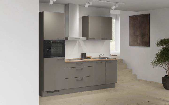 Nobilia SPA Rechte keuken 240 cm met apparaten planning 2 1