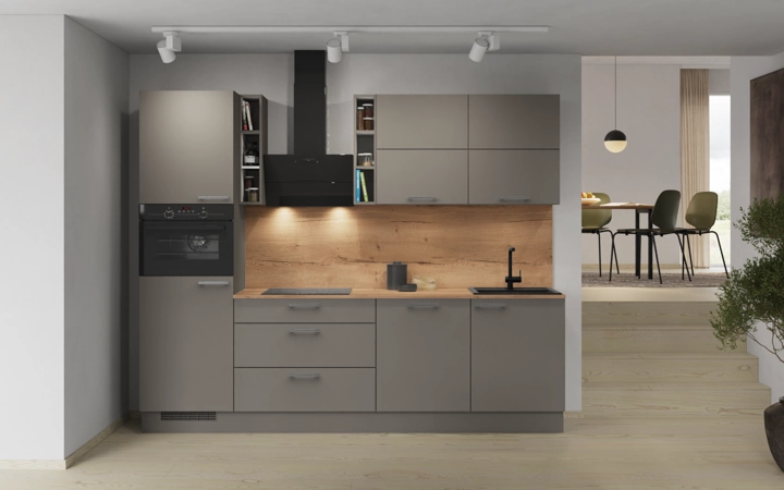 Nobilia SPA Rechte keuken 270 cm met apparaten planning 3 0