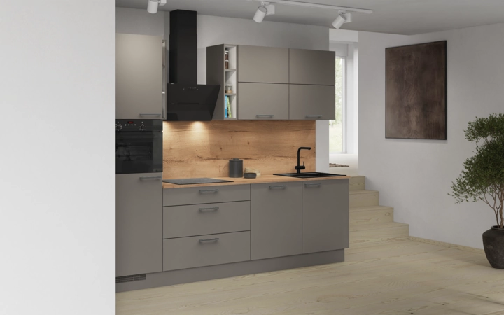 Nobilia SPA Rechte keuken 270 cm met apparaten planning 3 1