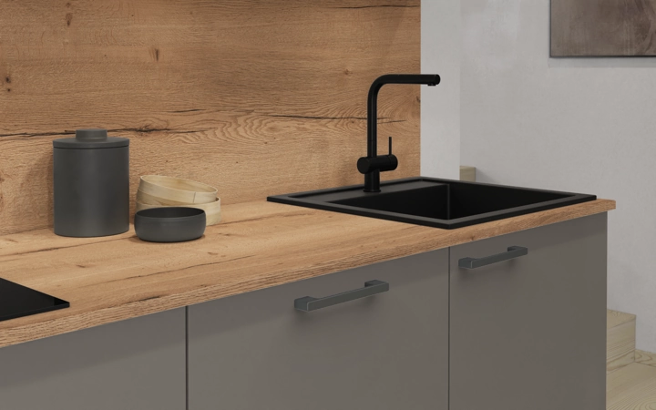 Nobilia SPA Rechte keuken 270 cm met apparaten planning 3 3