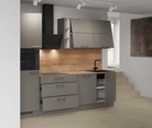 Nobilia SPA Rechte keuken 270 cm met apparaten planning 3 4