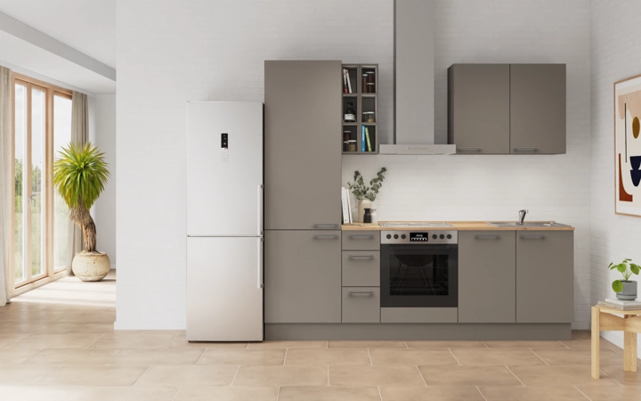 Nobilia SPA Rechte keuken 240 cm met apparaten planning 6 0