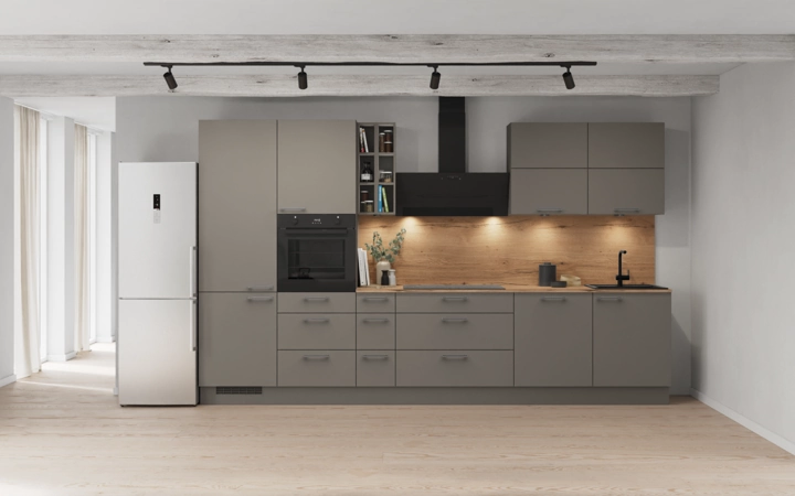 Nobilia SPA Cuisine linéare 360 cm électroménagers inclus planning 8 0
