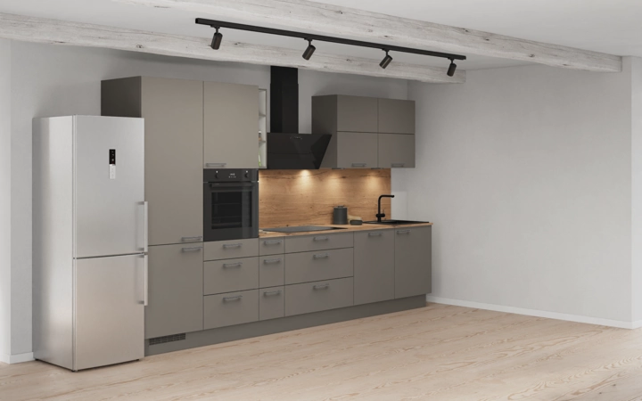 Nobilia SPA Cuisine linéare 360 cm électroménagers inclus planning 8 1