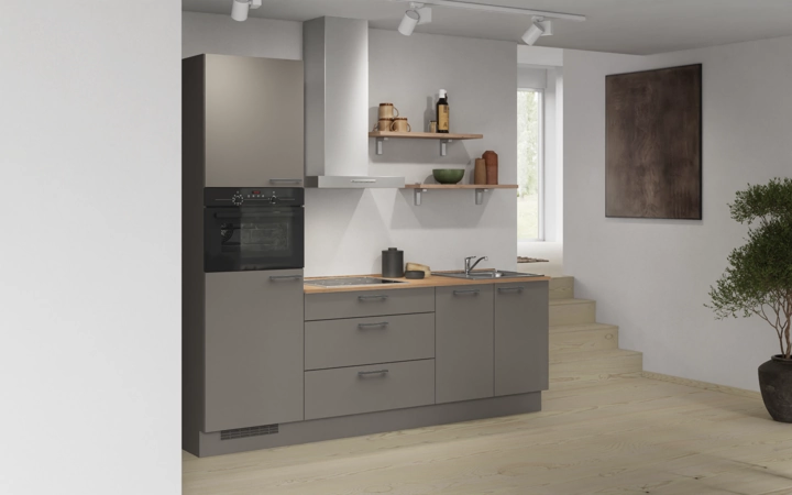 Nobilia SPA Rechte keuken 240 cm met apparaten planning 9 1