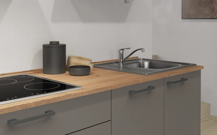 Nobilia SPA Rechte keuken 240 cm met apparaten planning 9 3