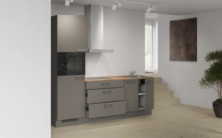 Nobilia SPA Rechte keuken 240 cm met apparaten planning 9 4
